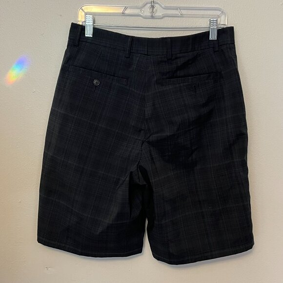 Kirkland Shorts Black with Gray Stripes Size 32 Men's - Picture 2 of 3